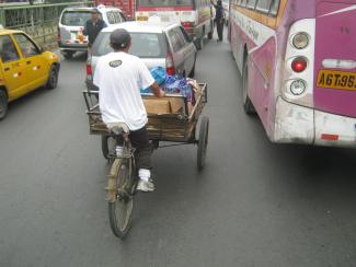 Dembowski Congested traffic in Lima: at this month’s climate summit in Peru’s capital, participants will assess, among other things, various countries' contributions to causing climate change.